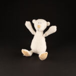 Pluszowy biały Miś Ach Good! 25 cm pierwsza przytulanka dla dzieci sigikid - 5