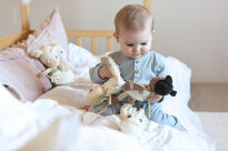 Pierwsza miękka lalka przytulanka dla dzieci Lily Mini EcoBuds Rubens Barn - 3