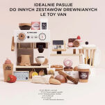 Drewniany zestaw pieczywa z nożem do krojenia, zabawka dzieci Le Toy Van - 7