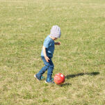 Gumowa piłka do zabawy Misie 17 cm zabawka rozwojowa dla dzieci sigikid - 5