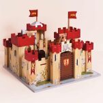 Drewniany zamek Lionheart, zabawka dla dzieci, domek dla lalek, Le Toy Van - 8