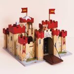 Drewniany zamek Lionheart, zabawka dla dzieci, domek dla lalek, Le Toy Van - 4