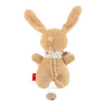 Pierwsza przytulanka z pozytywką bawełniany Króliczek brązowy 19 cm sigikid - 2