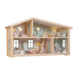 Drewniany domek dla lalek Star House zabawa lalkami dla dzieci Lundby - 2