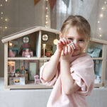 Drewniany domek dla lalek Star House zabawa lalkami dla dzieci Lundby - 3