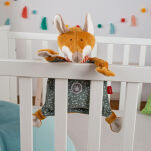 Pierwsza przytulanka komforter Lisek zielony maskotka dla dzieci sigikid - 9