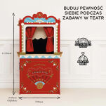 Drewniany teatr lalek Showtime zabawka dla dzieci odgrywanie ról Le Toy Van - 6
