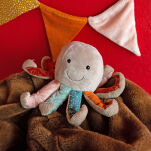 Pierwsza przytulanka Ośmiornica patchwork maskotka zabawka dzieci sigikid - 10