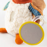 Zabawka rozwojowa Wiewiórka szeleścik grzechotka gryzaczek lusterko sigikid - 7