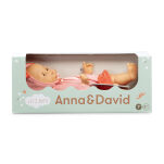 Duża lalka do kąpieli Anna 36cm, bobas zabawka do wody, Lillan & Friends - 6