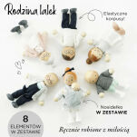 Zestaw umeblowany domek dla lalek Sophie, zabawka dla dzieci, Le Toy Van - 7