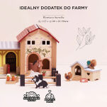 Drewniany kurnik zestaw, mebelki do domku dla lalek, zabawka, Le Toy Van - 5