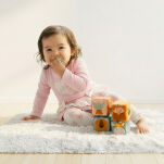 Zestaw miękkie kostki do zabawy wielofunkcyjna zabawka rozwojowa sigikid - 2