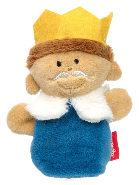 Pluszowa pacynka na palec Król maskotka teatrzyk dla dzieci lalka sigikid