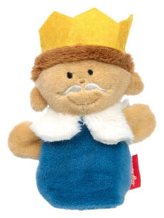 Pluszowa pacynka na palec Król maskotka teatrzyk dla dzieci lalka sigikid