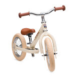 Pierwszy rower biegowy balansujący dziecięcy kremowy dla dzieci Trybike - 2