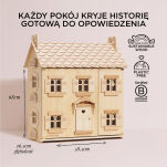 Domek dla lalek z naturalnego drewna Marie’s zabawka dla dzieci Le Toy Van - 7