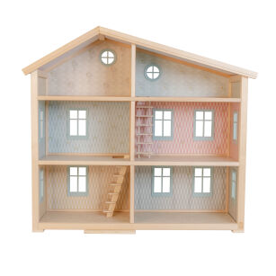 Drewniany domek dla lalek Wonder House zabawa lalkami dla dzieci Lundby