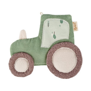 Przytulanka komforter szeleszczący Traktor szeleścik szmatka dzieci sigikid