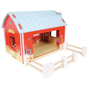 Czerwona stodoła drewniana Le Toy Van