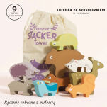 Drewniane figurki zwierzątka leśne zabawka dla dzieci, układanka Le Toy Van - 2