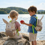 Plecak dla dzieci szary Królik akcesoria przedszkolaka wyprawka sigikid - 4