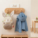 Plecak dla dzieci szary Królik akcesoria przedszkolaka wyprawka sigikid - 5