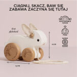 Drewniany króliczek do ciągnięcia Le Toy Van - 2