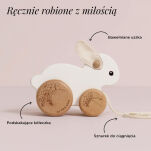 Drewniany króliczek do ciągnięcia Le Toy Van - 3