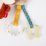 Zabawka rozwojowa zawieszka Lisek grzechotka gryzaczek piszczałka sigikid - 2