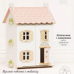 Drewniany domek dla lalek Rose Heart, zabawka dla dzieci, domki, Le Toy Van - 2