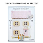 Drewniany, umeblowany domek dla lalek Rose Heart Le Toy Van - 6