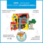 Domek dla lalek Willa Śmiesznotka Pippi Langstrumpf, zabawka dla dzieci - 6
