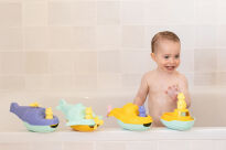 Statek 2w1 miętowy zabawka do piasku i wody dla dzieci łódka pojazd Simple. - 6