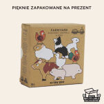 Drewniane figurki zwierzątka wiejskie, zabawka układanka, dzieci Le Toy Van - 6