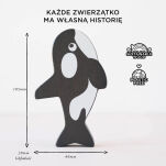 Drewniane figurki rybki, zabawka edukacyjna układanka dla dzieci Le Toy Van - 6