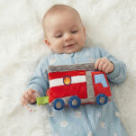 Przytulanka komforter Straż Pożarna szeleścik grzechotka dla dzieci sigikid - 2