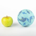 Gumowa piłka do zabawy Rekiny 12 cm zabawka rozwojowa dla dzieci sigikid - 3