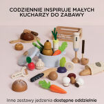 Drewniane akcesoria kuchenne zestaw do gotowania zupy zabawka Le Toy Van - 6
