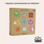 Drewniane klocki sorter zabawka sensoryczna, edukacyjna, dzieci Le Toy Van - 9