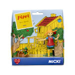 Figurka Pippi Langstrumpf zestaw do zabawy małpa walizka zabawka dla dzieci - 4