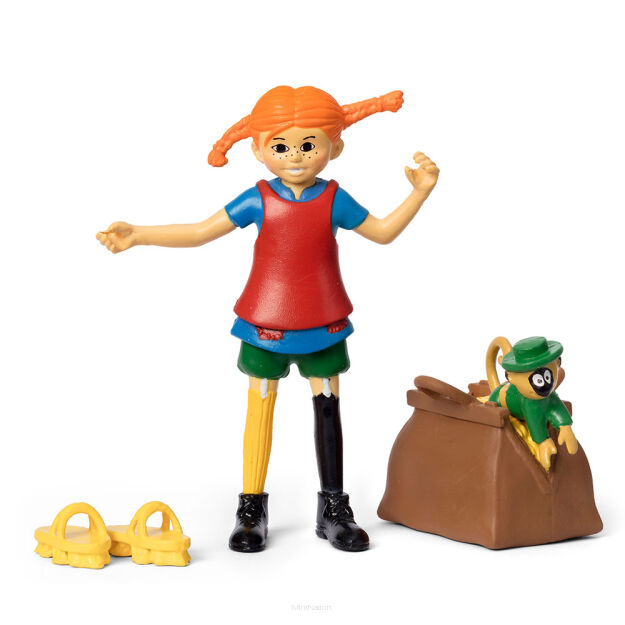 pippi Figurka Pippi Langstrumpf z walizką