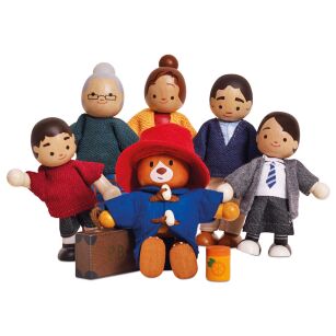 Paddington rodzina 6 lalek zabawka dla dzieci lalki do domku Le Toy Van