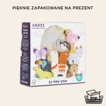 Drewniane figurki zwierzątka górskie, zabawka układanka, dzieci, Le Toy Van - 6