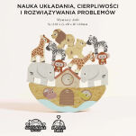 Arka Noego, zabawka balansująca, figurki, statek, zwierzątka, Le Toy Van - 4