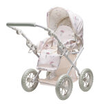 Wózek dla lalek 3 w 1 gondola spacerówka nosidełko zabawka Lillan & Friends - 2