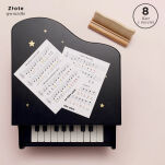 Drewniany fortepian edukacyjna zabawka dla dzieci pianino muzyka Le Toy Van - 3
