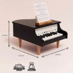 Drewniany fortepian edukacyjna zabawka dla dzieci pianino muzyka Le Toy Van - 5