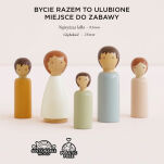 Rodzina lalek figurki, zabawka dla dzieci, laleczki do domków, Le Toy Van - 3