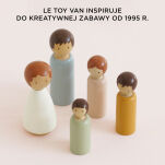 Rodzina lalek figurki, zabawka dla dzieci, laleczki do domków, Le Toy Van - 4